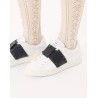 Baskets basses en cuir clous