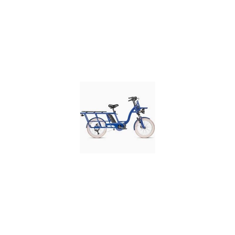Vélo électrique bleu