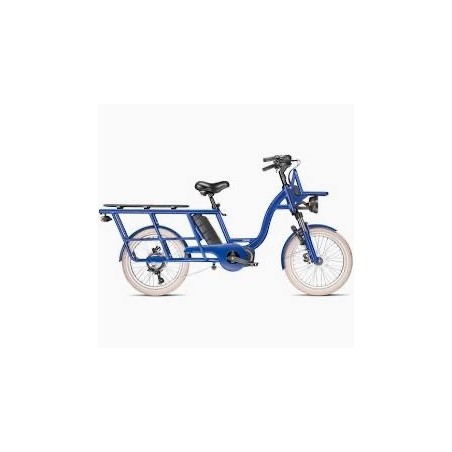 Vélo électrique bleu