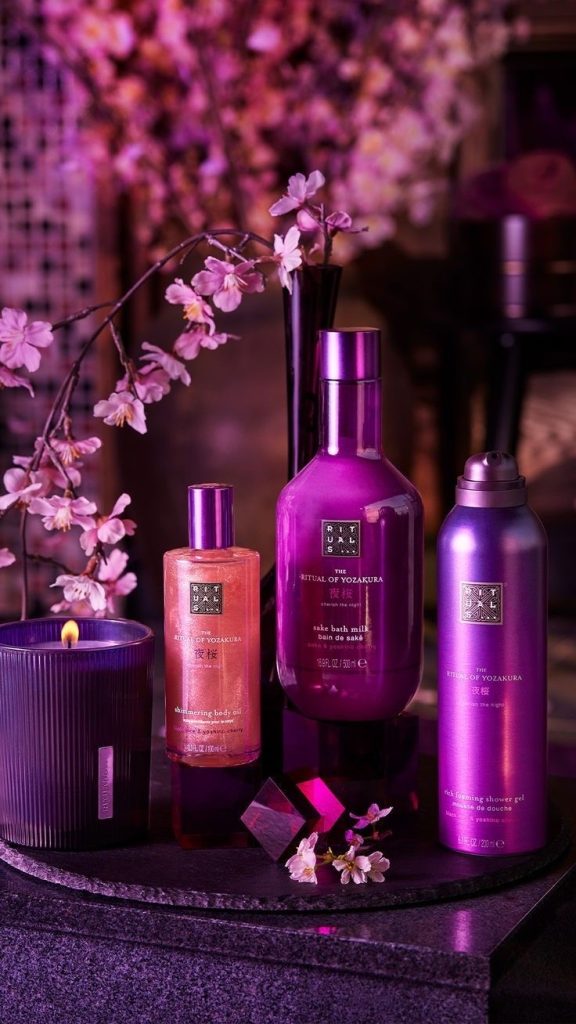 gamme de produits de beauté japonais yozakura