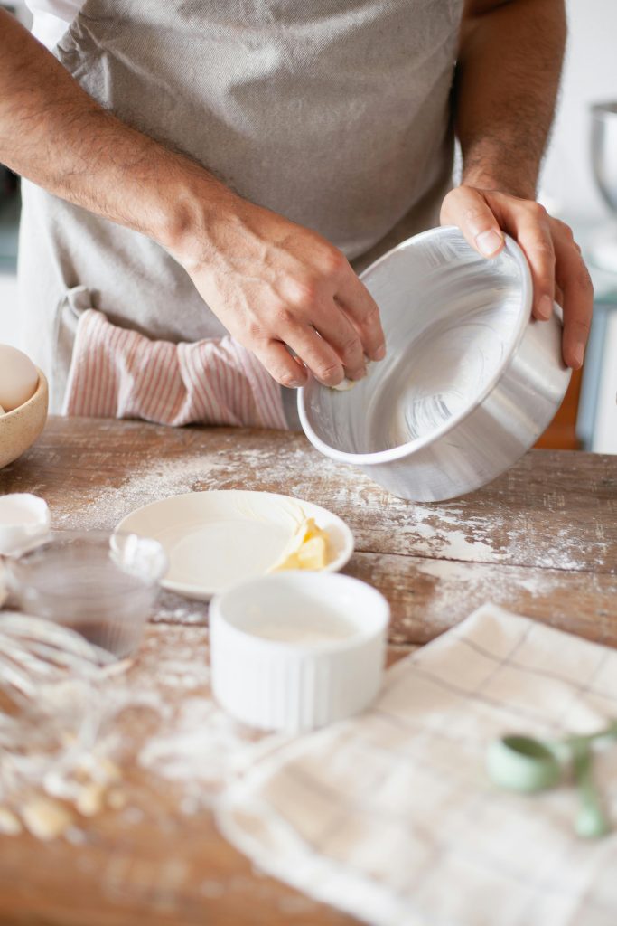 image préparation gâteau